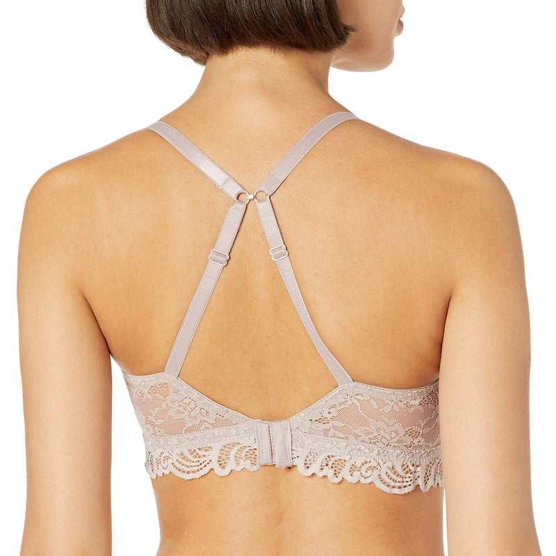 Bali Womens Lace Desire Wireless Bra, Lacy Full-coverage Wirefree Convertible Full Coverage Bra, Evening Blush, 3X-Large US - Image 2